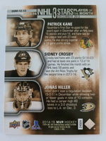 
              2014-15 MVP NHL 3 Stars #3SM-12.13 Sidney Crosby, Patrick Kane, Jonas Hiller
            