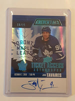 
              2019-20 Credentials Ticket Access Autographs #TSA-JT John Tavares Toronto Maple Leafs 16/25
            