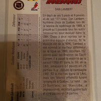 1991-92 Upper Deck Young Guns FRENCH #592 Dan Lambert Quebec Nordiques