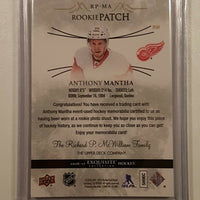 2016-17 Exquisite Rookie Patches #RP-MA Anthony Mantha Detroit Red Wings 123/299