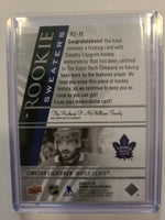 
              2020-21 SP Game Used Rookie Sweaters #RS-TL Timothy Liljegren Toronto Maple Leafs
            