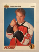 
              1991-92 Upper Deck #64 Peter Forsberg Rookie Card Philadelphia Flyers
            