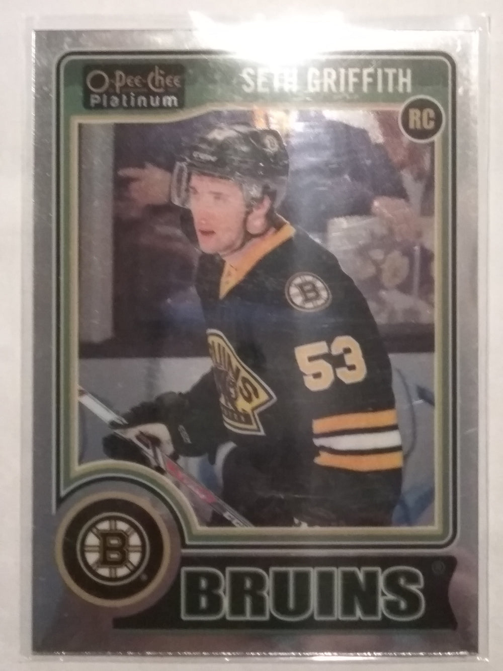 2014-15 Platinum #199 Seth Griffith Boston Bruins RC