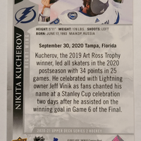 2020-21 Upper Deck Day With The Cup Tampa Bay Lightning (List)